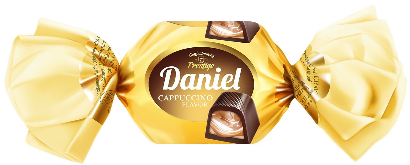 Chocolate candies “Daniel” with cappuccino flavor фото 1