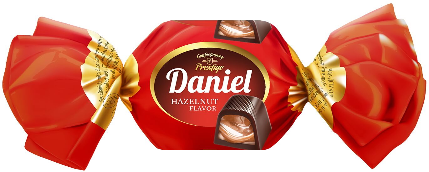 Chocolate candies “Daniel” with hazelnut flavor фото 1