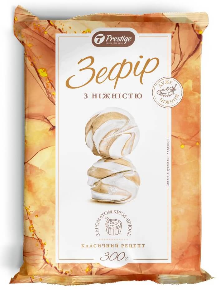 Zephyr “Z nizhnistyu” with creme-brulee flavor, packed фото 2