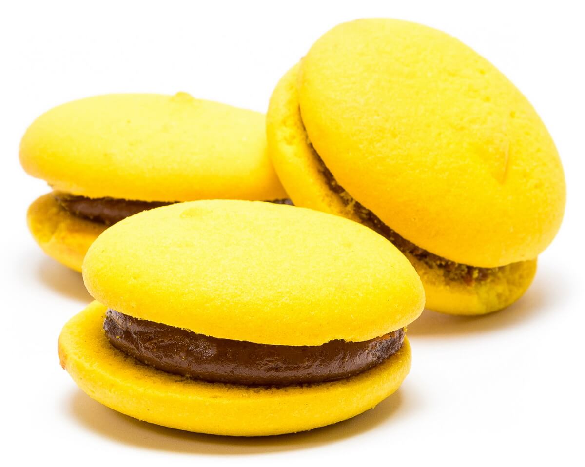 Печенье сдобное «Лимонное» с наполнителем «Ириска» фото 2