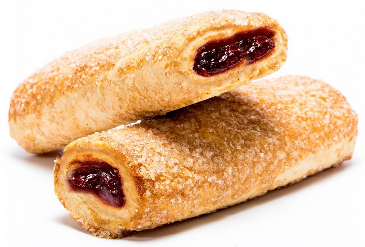 Cookies “Strudel” with raspberry pieces filling фото 1