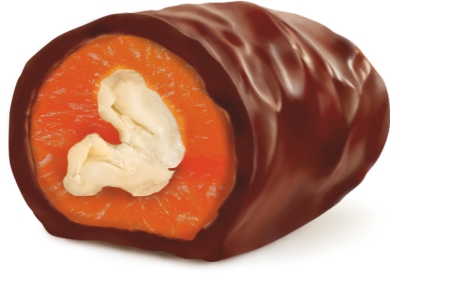 Цукерки “Apricot” з волоським горіхом в шоколаді фото 2