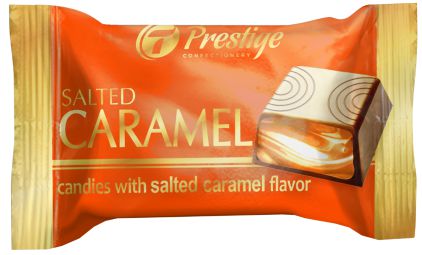 Конфеты “CARAMEL” с начинкой со вкусом соленой карамели фото 1