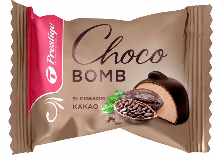 (Укр) Цукерки “Choco bomb”  зі смаком какао фото 1
