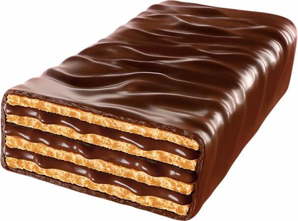 Вафлі глазуровані “WAFFERONI” зі смаком шоколаду фото 2