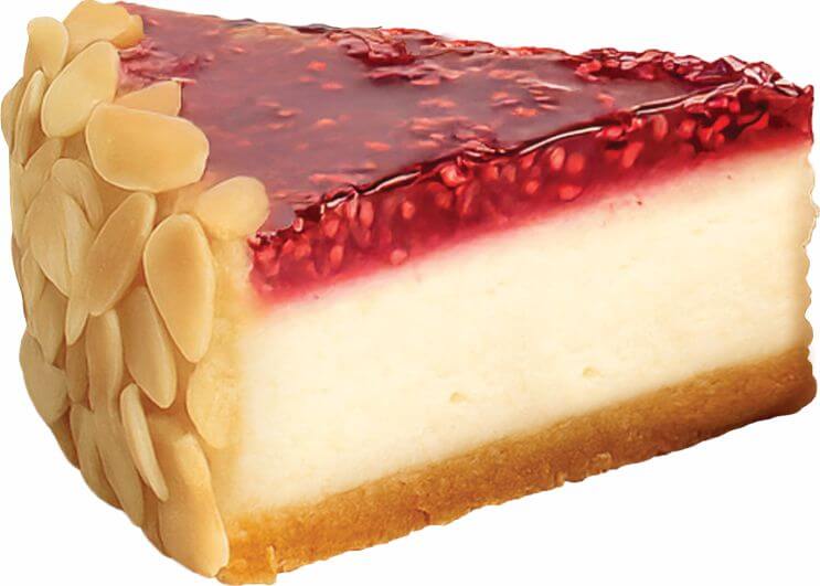 (Укр) Торт пісочний “Чизкейк” зі шматочками малини фото 2